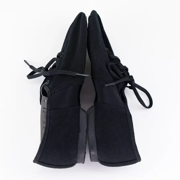 NWT Sansha Black Jazz Shoes Tivoli Canvas JS3 Leather Sole Size 7M - Picture 6 of 15